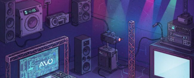 Audio, Video, Lighting System Layout