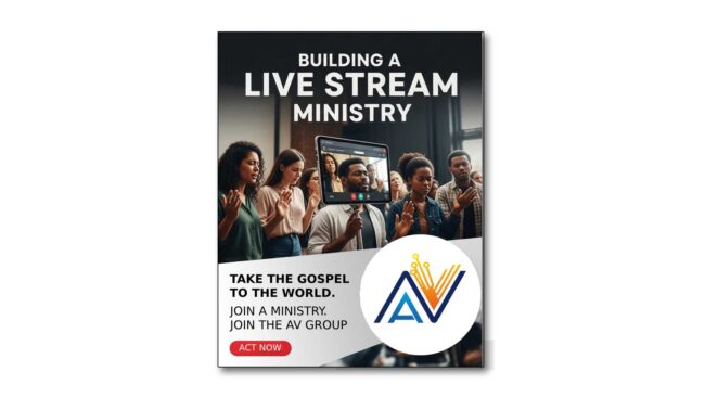 Build A Live Stream Ministry Graphic