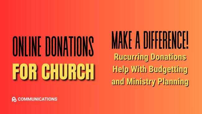Digital Giving: Online Dontations for Churches