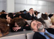 People sleeping during a meeting